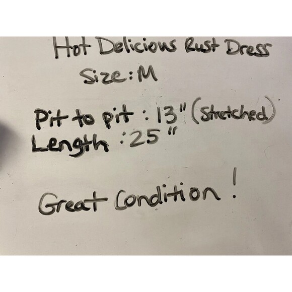 Hot Delicious Size M Brown Rust Off Shoulder Mini Ruffle Dress Beach Coverup - Picture 7 of 7